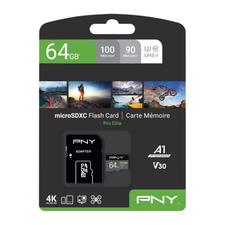 Tarjeta memoria micro sd pny 64gb elite uhs - i c10 microsdxc - Imagen 2