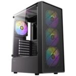 0761345101998 | P/N: 0-761345-10199-8 | Cod. Artículo: DSP0000033685 Caja ordenador gaming antec ax26 argb elite atx cristal templado negra
