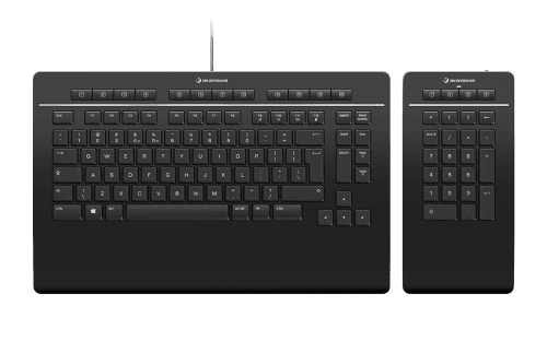 3Dconnexion Keyboard Pro with Numpad teclado USB Negro 4260016341221 | P/N: 3DX-700093 | Ref. Artículo: 1351550