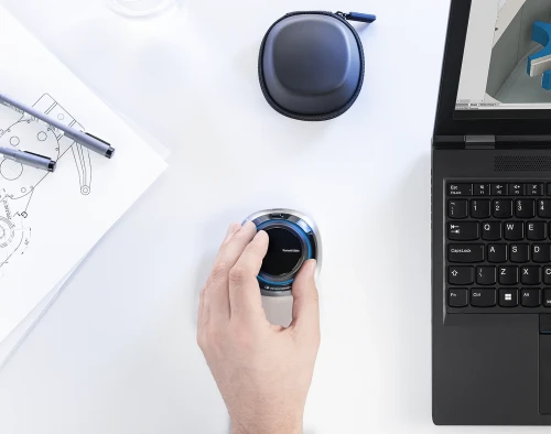 3Dconnexion SpaceMouse ratón Oficina RF Wireless + Bluetooth + USB Type-A 6DoF - Imagen 2