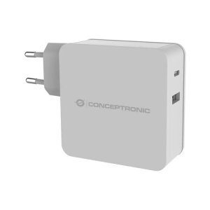 4015867240700 | P/N: ALTHEA19W33 | Cod. Artículo: DSP0000034521 Cargador de pared quick charge 3.0 pd  pps 1puerto usb - c 1 puerto usb - a conceptronic althea 33w