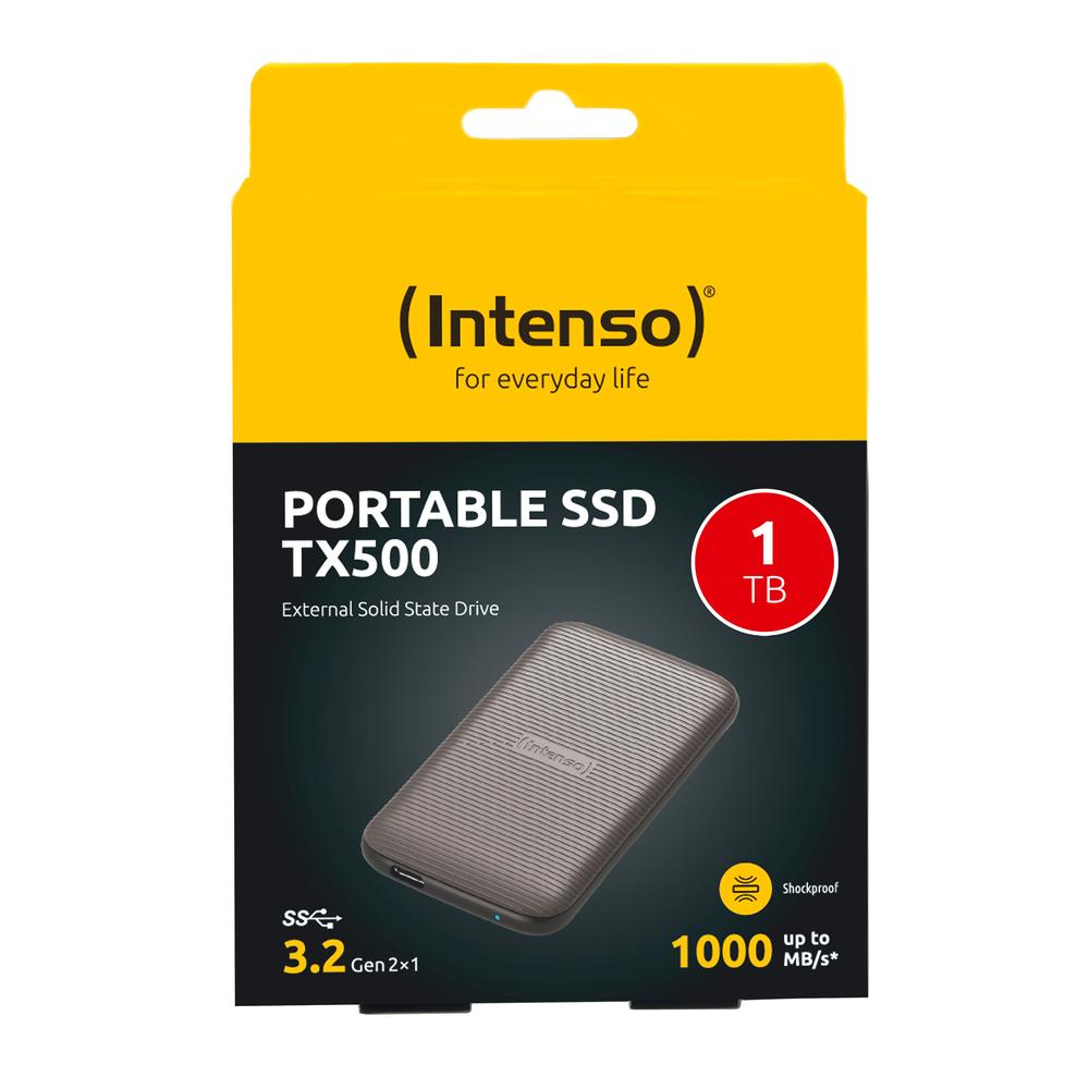 Disco duro externo solido ssd intenso tx500 1tb usb - c - Imagen 2