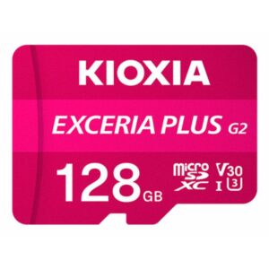 4582563858435 | P/N: LMPL2M128GG2 | Cod. Artículo: DSP0000030963 Tarjeta memoria micro sd kioxia 128gb exceria plus g2 w - adaptador