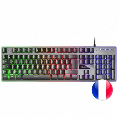 4710562758924 | P/N: MK220FR | Cod. Artículo: DSP0000008826 Teclado mars gaming mk220 rgb mecanico frances