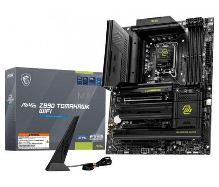 4711377259712 | P/N: 911-7E32-003 | Cod. Artículo: DSP0000027997 Placa base msi mag z890 tomahawk lga 1851 wifi atx 4xddr5