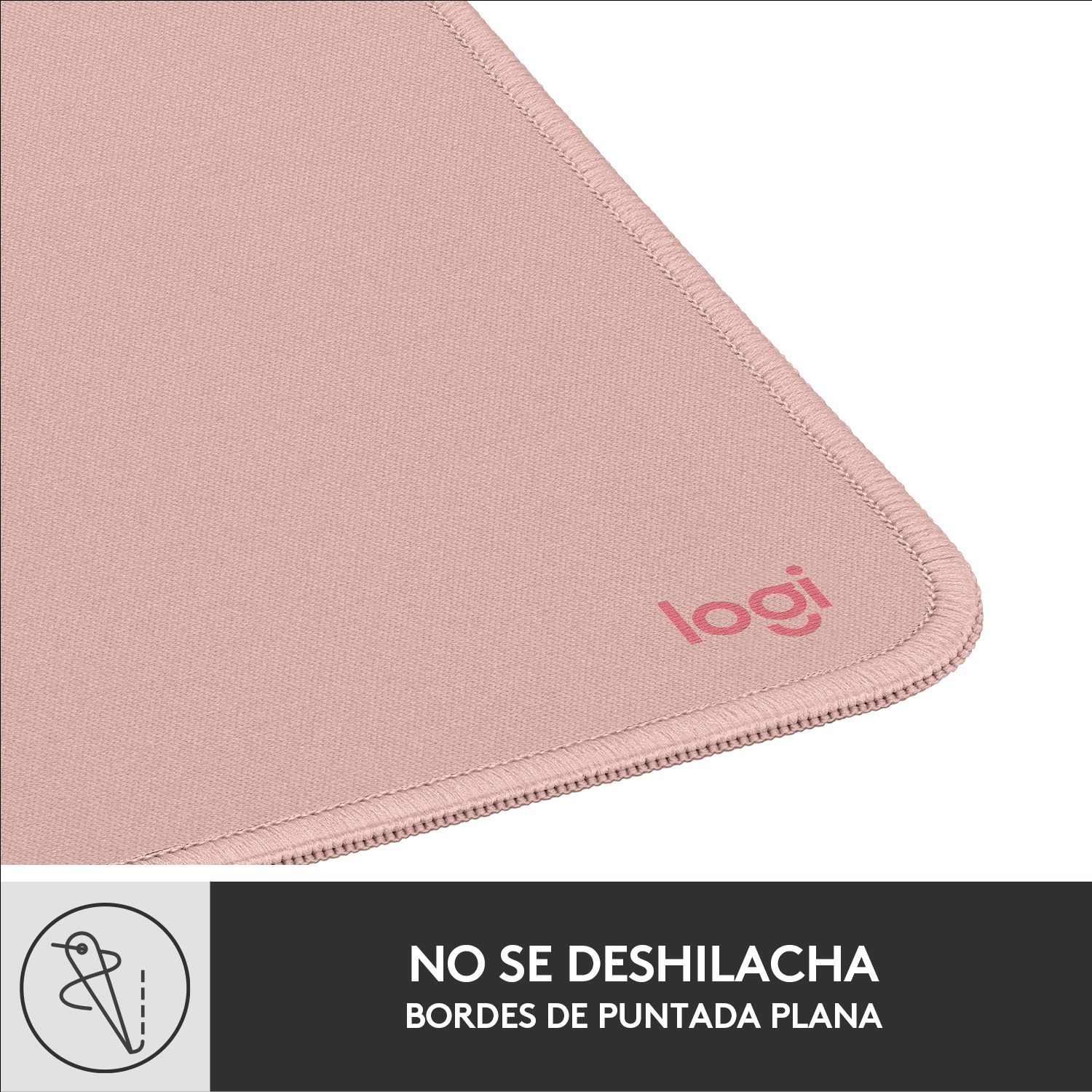 Alfombrilla logitech desk mat studio series rosa oscuro - Imagen 5