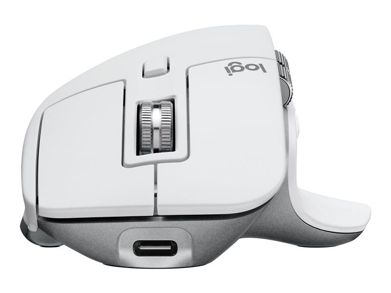 Mouse raton logitech mx master 3s wireless inalambrico 8000dpi gris palido - Imagen 2