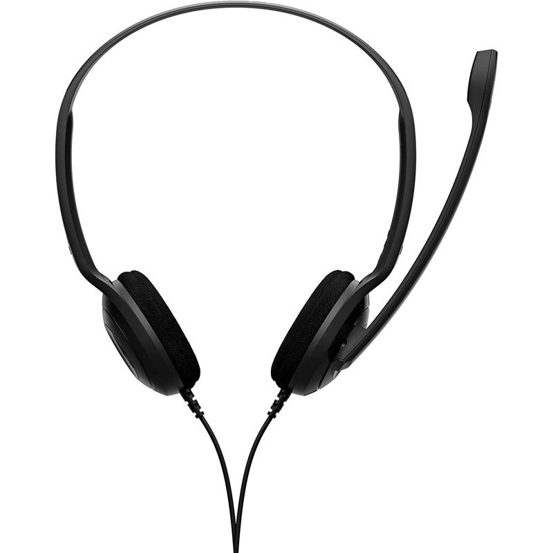 Auriculares epos sennheiser estereo con microfono negros pc 3 chat - Imagen 3