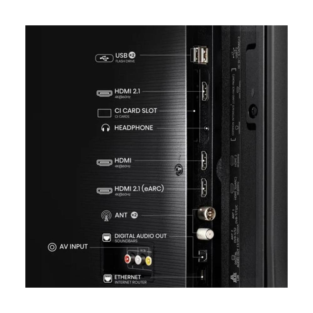 Tv hisense 50 pulgadas led 4k uhd - 50a6q - smart tv - Imagen 4