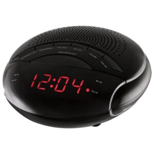 8427155004363 | P/N: NVR-335DD | Cod. Artículo: MGS0000006396 Radio reloj despertador nevir nvr - 335dd negro sintonizador am - fm