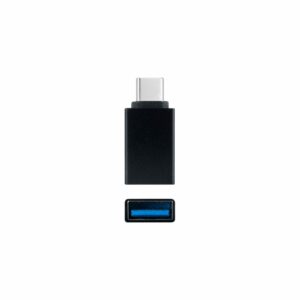 8433281010765 | P/N: 10.02.0010 | Cod. Artículo: MGS0000017544 Adaptador usb a a usb c nanocable negro - hembra -  macho