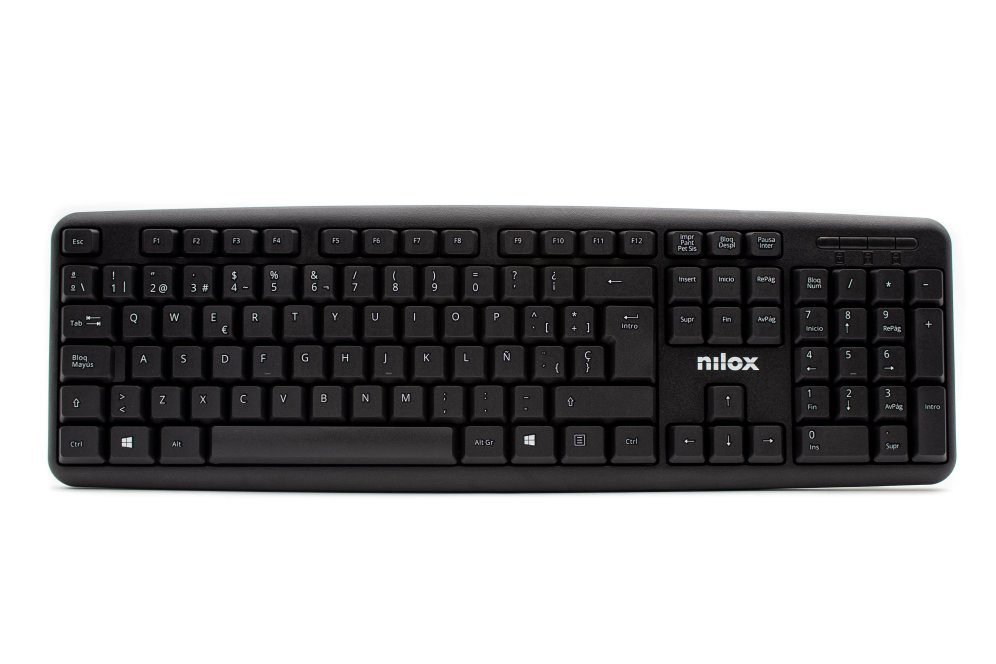 8436556146145 | P/N: NXKBE000002 | Cod. Artículo: DSP0000006990 Teclado nilox usb negro