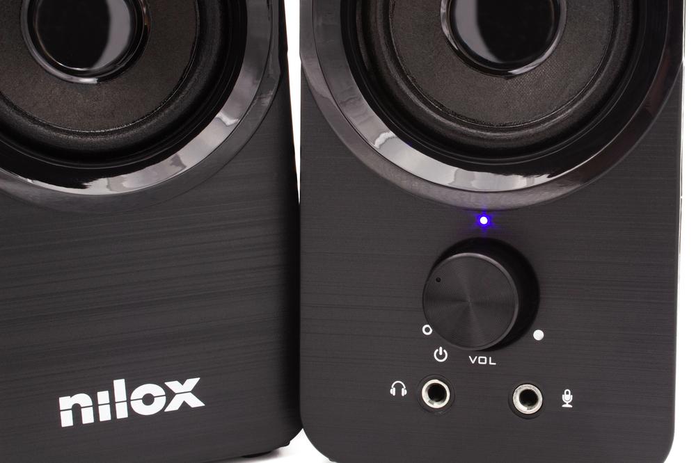 Altavoces pc nilox 2.0 6w negro - Imagen 6