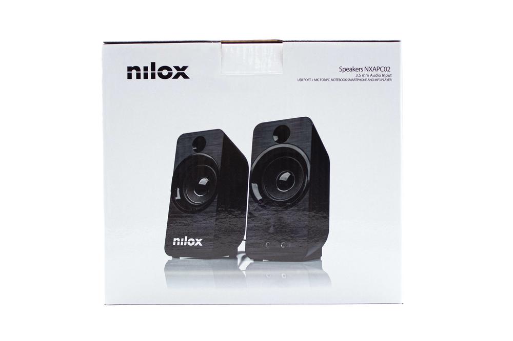 Altavoces pc nilox 2.0 6w negro - Imagen 7