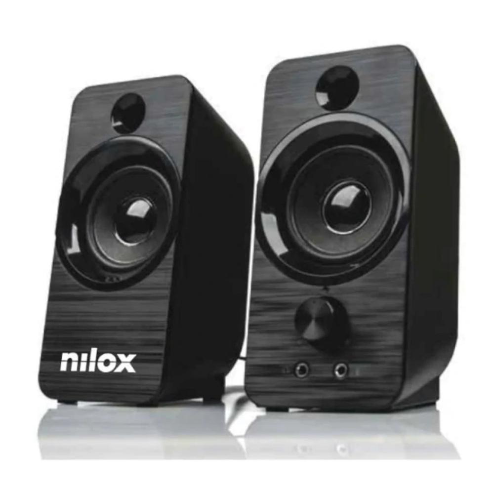 8436556148354 | P/N: NXAPC02 | Cod. Artículo: DSP0000006149 Altavoces pc nilox 2.0 6w negro