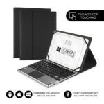 8436586741112 | P/N: SUB-KT2-BTP001 | Cod. Artículo: DSP0000022167 Funda + teclado subblim keytab pro para tablet 9.6 pulgadas - 10.8 pulgadas negro