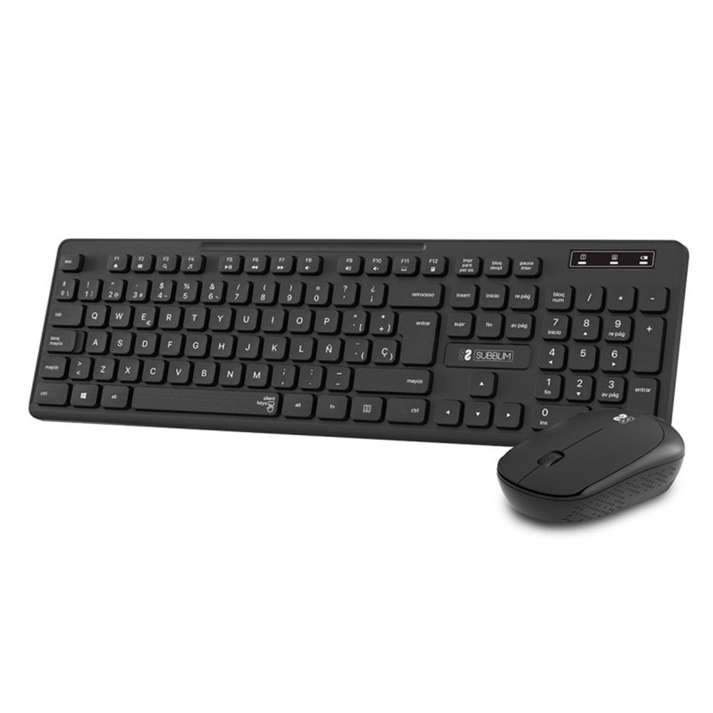8436586742379 | P/N: SUBKBC-CSSW10 | Cod. Artículo: DSP0000021625 Teclado + raton subblim subkbc - cssw10 inalambrico