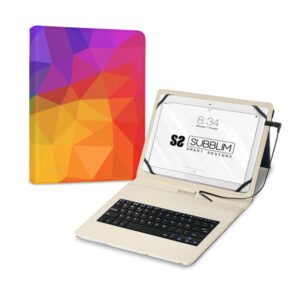 8436586742492 | P/N: SUBKT1-USB053 | Cod. Artículo: DSP0000021759 Funda tablet subblim para tablet 11 pulgadas triangulos