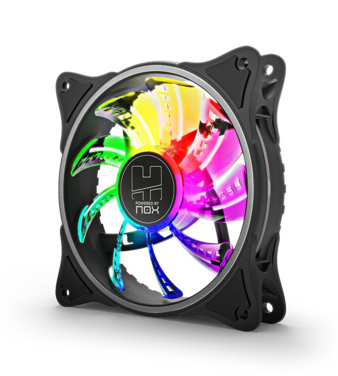 8436587971709 | P/N: NXHUMMERAFAN | Cod. Artículo: DSP0000003353 Remote nox hummer a - fan argb inner glow fan