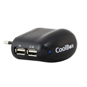 8437012429710 | P/N: REPCOOUSBX2 | Cod. Artículo: MGS0000007841 Cargador coolbox de pared 5v 2xusb