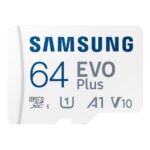 8806095420134 | P/N: MB-MC64SA/EU | Cod. Artículo: DSP0000033305 Tarjeta micro sd samsung microsdxc evo plus 64gb clase 10 + adaptador sd