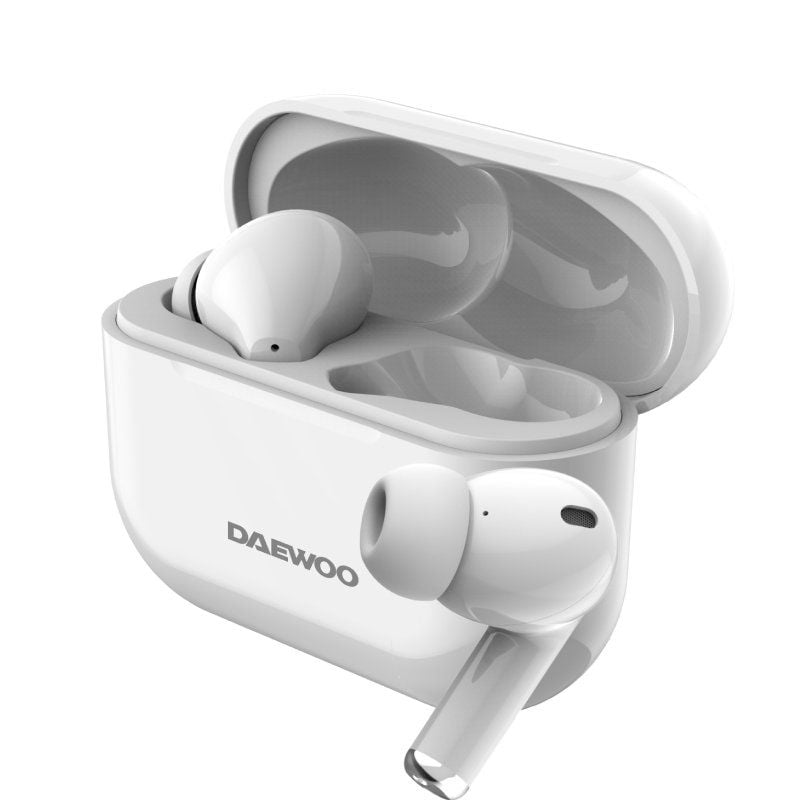 Auriculares Bluetooth Daewoo DW2002 con estuche de carga/ Autonomía 6h/ Blancos - Imagen 2