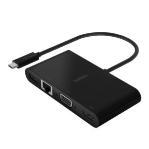 Belkin AVC004BTBK base para portátil y replicador de puertos USB 3.2 Gen 1 (3.1 Gen 1) Type-C Negro 0745883799107 | P/N: AVC004BTBK | Ref. Artículo: 1367397