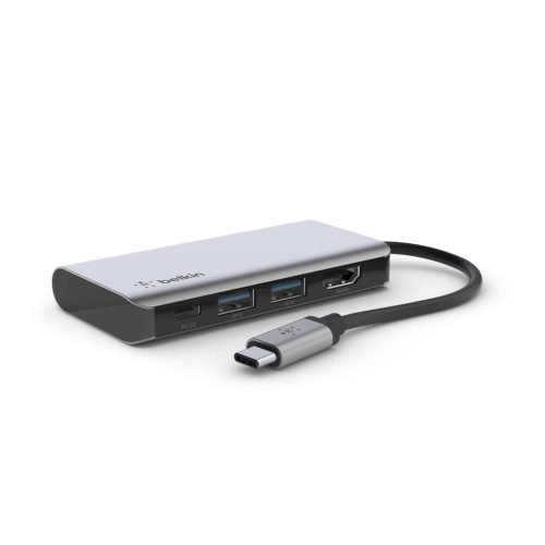 Belkin AVC006btSGY USB 3.2 Gen 1 (3.1 Gen 1) Type-C Plata 0745883819805 | P/N: AVC006BTSGY | Ref. Artículo: 1367401