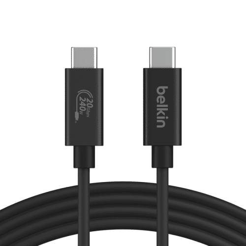 Belkin INZ004BT2MBK cable USB USB4 Gen 2x2 2 m USB C Negro 0745883879892 | P/N: INZ004BT2MBK | Ref. Artículo: 1395015