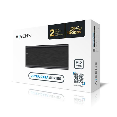 CAJA SSD AISENS M.2 ASM2-008B USB3.2 GEN2 NFGG/NVME NEGRA - Imagen 7