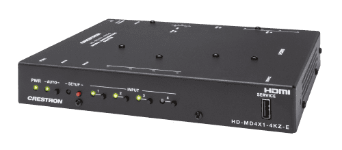 CRESTRON 4X1 4K60 4:4:4 HDR AV SWITCHER (HD-MD4X1-4KZ-E) 6511306 8435280912033 | P/N: 6511306 | Ref. Artículo: 1358664