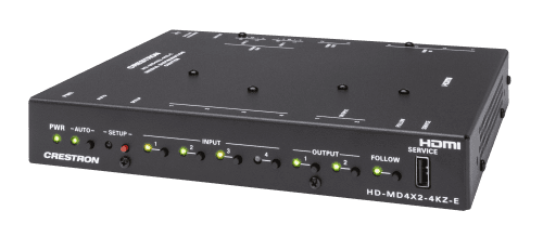 CRESTRON 4X2 4K60 4:4:4 HDR AV SWITCHER (HD-MD4X2-4KZ-E) 6511307 8435280912026 | P/N: 6511307 | Ref. Artículo: 1358663