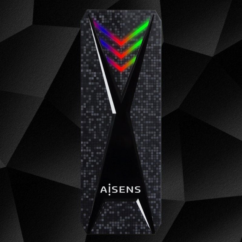 Caja Externa para Disco SSD M.2 NVMe Aisens ASM2-RGB013B/ USB 3.2 Gen2/ Sin Tornillos - Imagen 5