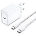 Cargador de Pared Vention FAHWF-EU/ 1xUSB Tipo-C + 2x Cable USB Tipo-C/ 25W 6922794774957 FAHWF-EU VEN-CARGA FAHWF-EU WH