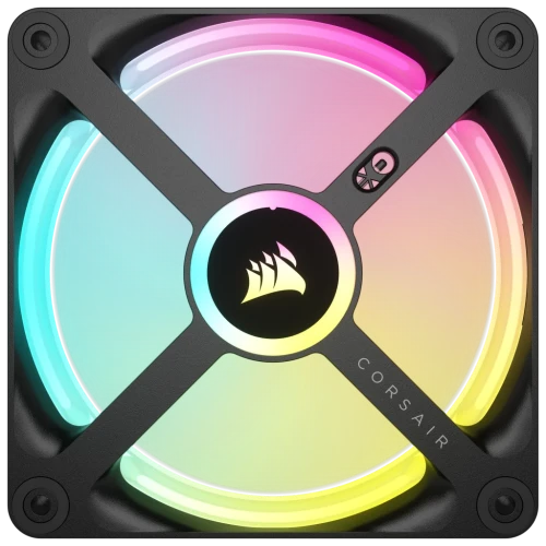 Corsair Air CO-9051002-WW sistema de refrigeración para ordenador Carcasa del ordenador Ventilador 12 cm Negro, Blanco 3 pieza(s) - Imagen 4