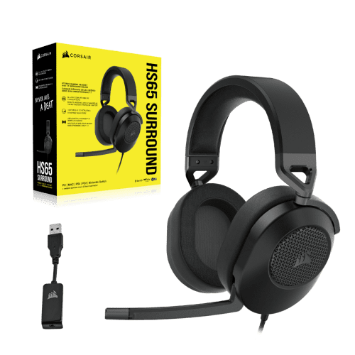 Corsair HS65 SURROUND Auriculares Alámbrico De mano Juego Carbono - Imagen 4