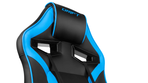 DRIFT DR50 Silla para videojuegos de PC Asiento acolchado tapizado Negro, Azul - Imagen 12