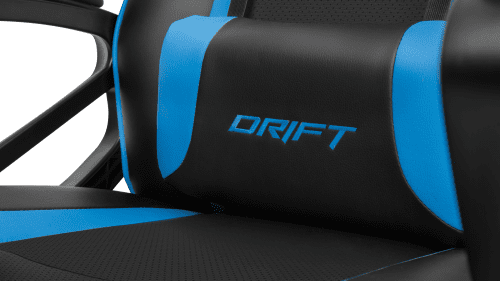 DRIFT DR50 Silla para videojuegos de PC Asiento acolchado tapizado Negro, Azul - Imagen 8