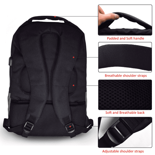 Ewent EW2529 maletines para portátil 43,9 cm (17.3") Mochila Negro - Imagen 4