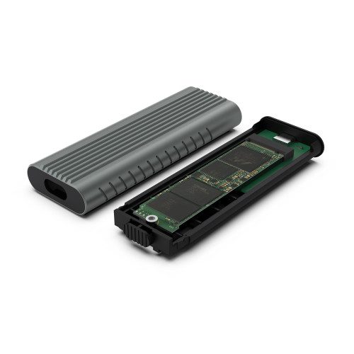 Ewent EW7025 caja para disco duro externo Caja externa para unidad de estado sólido (SSD) Gris M.2 - Imagen 4