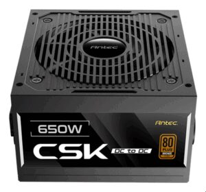 FUENTE ALIMENTACION ANTEC CSK650DC EC 80+ BRONZE ATX NEGRO 0761345201070 0-761345-20107-0
