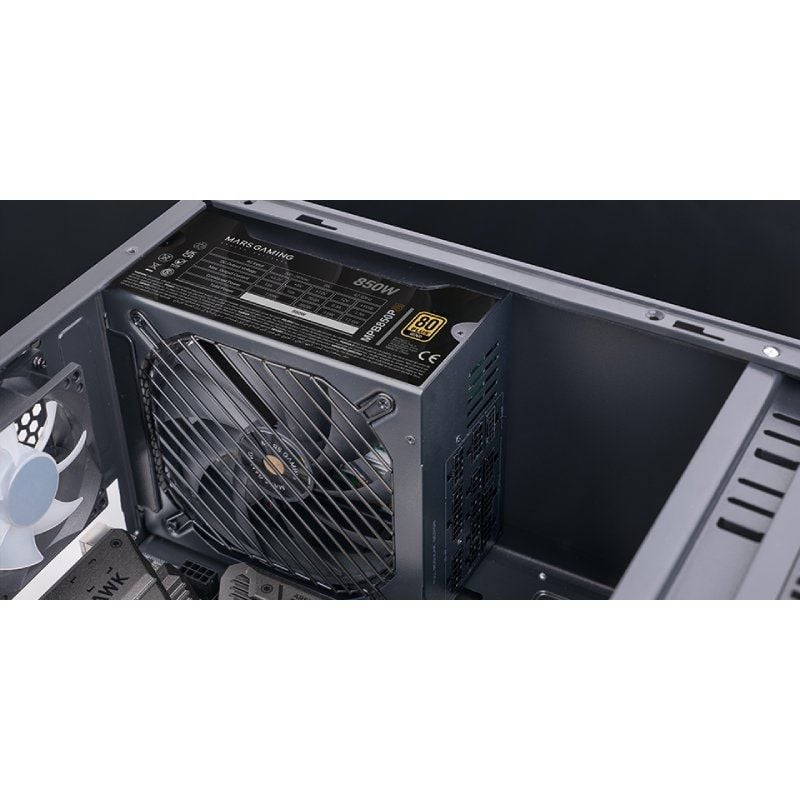 Fuente de Alimentación Mars Gaming MPB850PSI/ 850W/ Ventilador 14cm/ 80 Plus Gold - Imagen 3