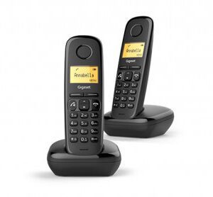 Gigaset A270 Duo Teléfono DECT Identificador de llamadas Negro 4250366850795 | P/N: L36852-H2812-D201 | Ref. Artículo: 894729