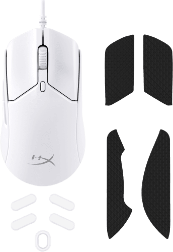HyperX Pulsefire Haste 2: ratón gaming (blanco) - Imagen 6