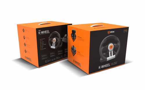 KROM VOLANTE + PEDALES K-WHEEL MULTI-PLATAFORMA - Imagen 8