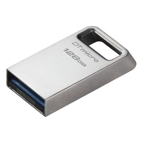 Kingston Technology DataTraveler Micro unidad flash USB 128 GB USB tipo A 3.2 Gen 1 (3.1 Gen 1) Plata - Imagen 2