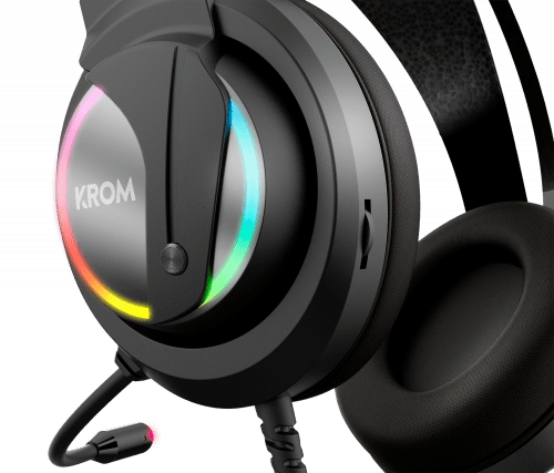 Krom Kappa Auriculares Diadema Negro - Imagen 7