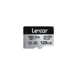LEXAR 128GB LEXAR HIGH-PERFORMANCE SILVER PLUS MICROSDXC UHS-I