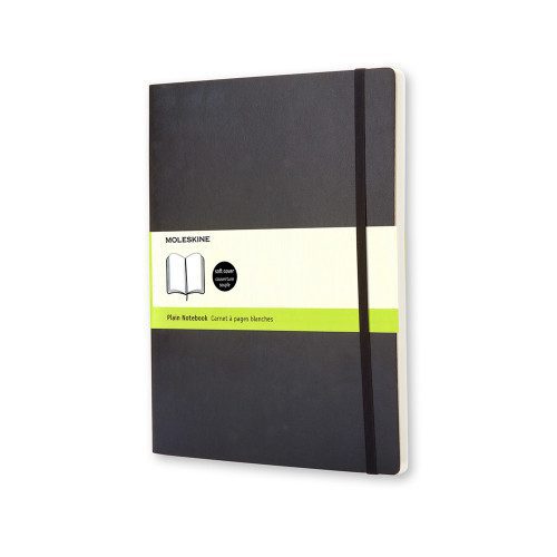 LIBRETA CLASICA TAPA BLANDA NEGRA XL (19X25CM) LISA MOLESKINE QP623 9788883707261 | P/N: QP623 | Ref. Artículo: 941476