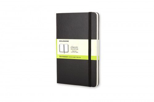 LIBRETA CLASICA TAPA DURA NEGRA L (13X21CM) LISA MOLESKINE QP062 9788883701146 | P/N: QP062 | Ref. Artículo: 842751
